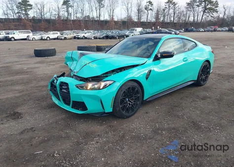 2025 BMW M4 Competition xDrive z USA, uszkodzony, nr VIN WBS33HK06SCS09205